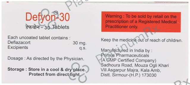 Defyon 30mg Tablet 10s