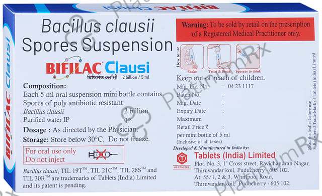 Bifilac Clausi 2B Oral Suspension 50ml