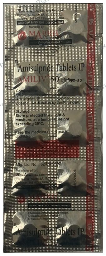 Amiliv 50mg Tablet 10s