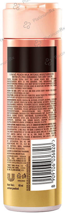 Lakme Peach Milk Intense Moisturiser