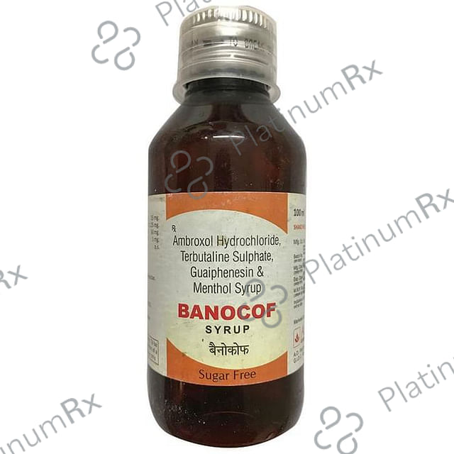 Banocof Sugar Free Syrup 100ml