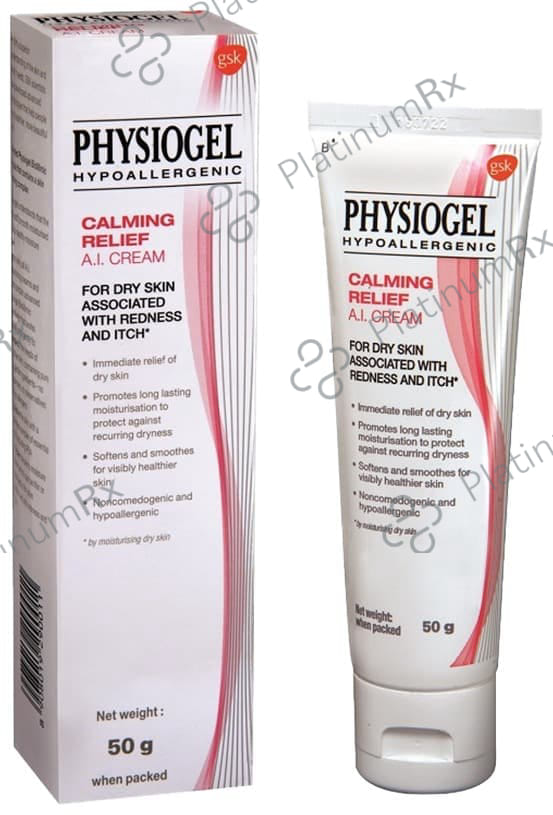 Physiogel Hypoallergenic Calming Relief AI Cream 50gm