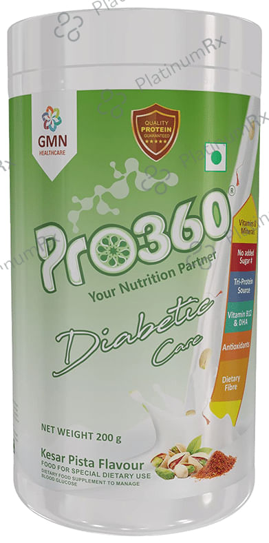 Pro360 Diabetic Care Protein - Flavour Powder Kesar Pista