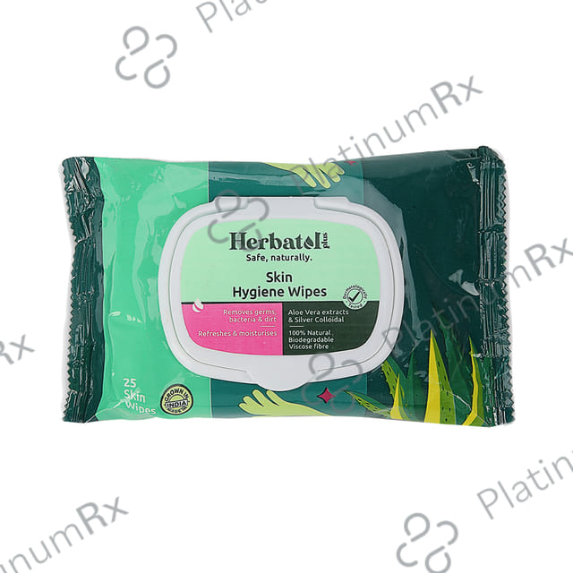 Herbatol Plus Skin Hygiene Wipes (25 Each) 1 Pack