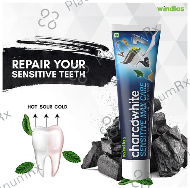 Windlas Charcowhite Sensitive Max Care Toothpaste
