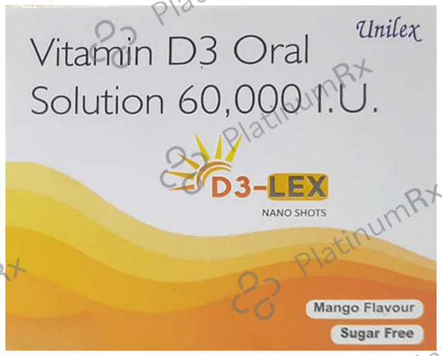 D3 Lex 60000IU Mango Flavour Nano Shots 5ml