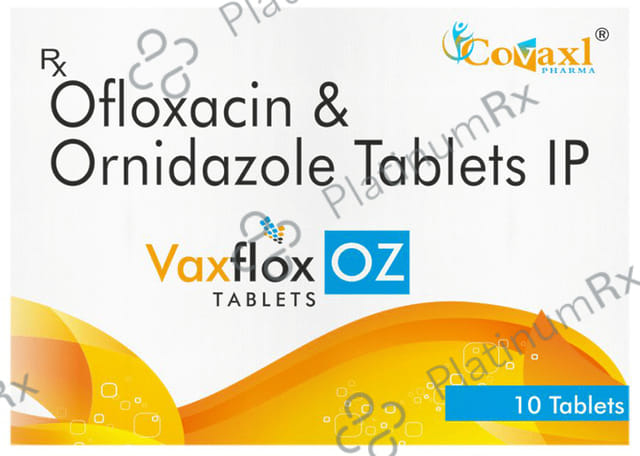 Vaxflox OZ 200/500mg Tablet 10s