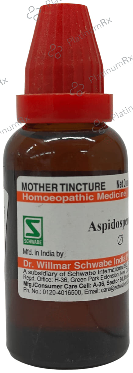 Dr Willmar Schwabe India Aspidosperma Mother Tincture Q