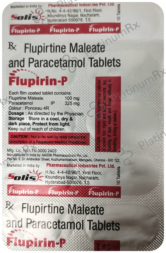 Flupirin P 100/325mg Tablet 10s