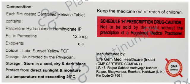Pexitalk CR 12.5mg Tablet 10s