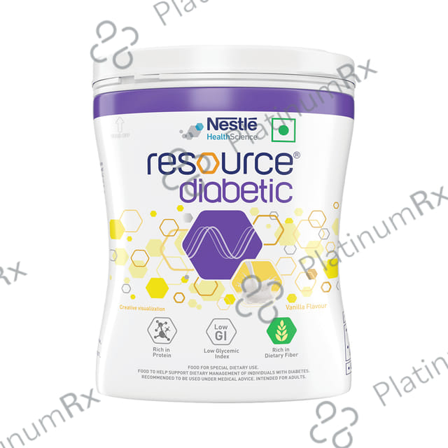 Nestle Resource Diabetic Supplement With Protein, Fibre & Low GI - Flavour Vanilla Powder 400 Powder