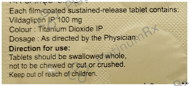 Vildapride OD 100mg Tablet 15s