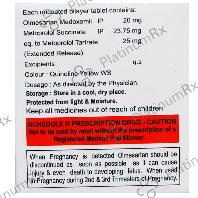 Olzox M 20/25mg Tablet 10s