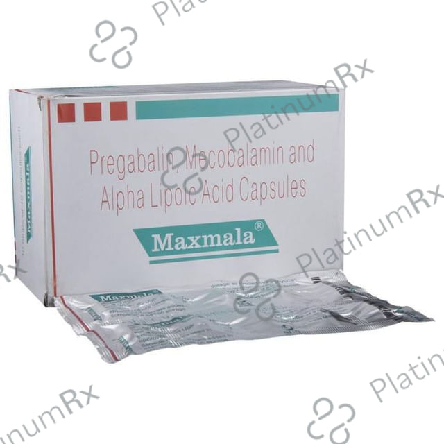 Maxmala 75mg/750mcg/100mg Capsule 10s