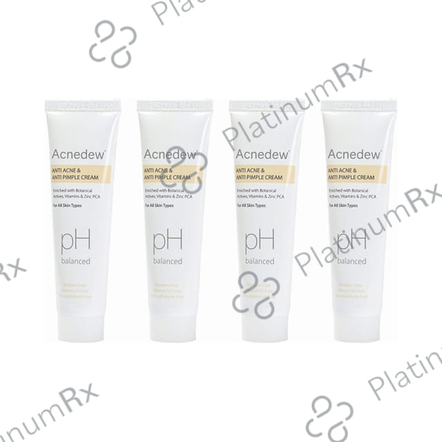 Acnedew PH Balanced Anti Acne & Anti Pimple Cream (25gm Each) 4 Tube