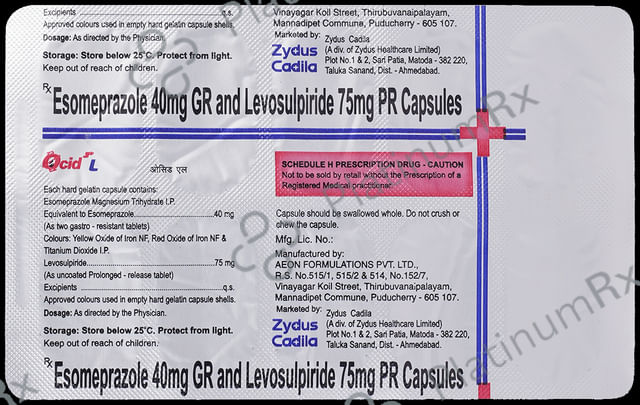 Ocid L 40/75mg Capsule PR 10s
