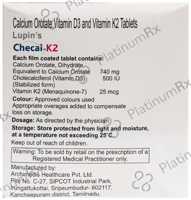 Checal K2 Tablet 10s