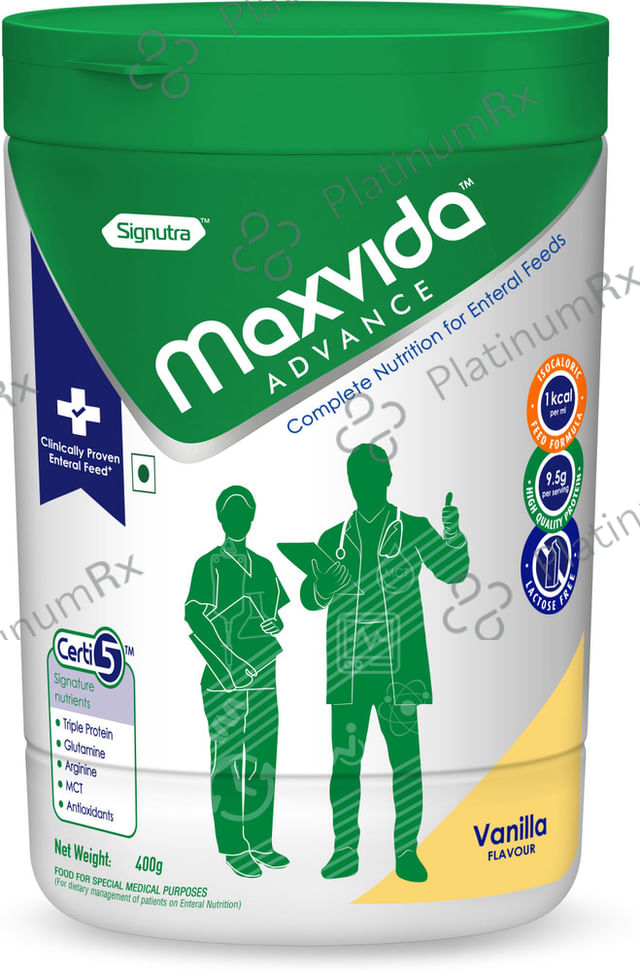 Maxvida Advance Vanilla Powder 400gm