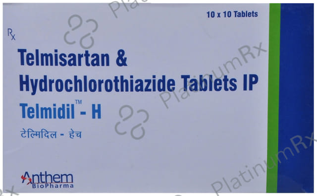 Telmidil H 12.5/40mg Tablet 10s