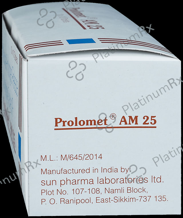 Prolomet AM 5/25mg Tablet PR 10s