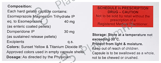Esogress D 30/40mg Capsule SR 15s