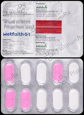 Metfaith G 1mg/500mg Tablet PR