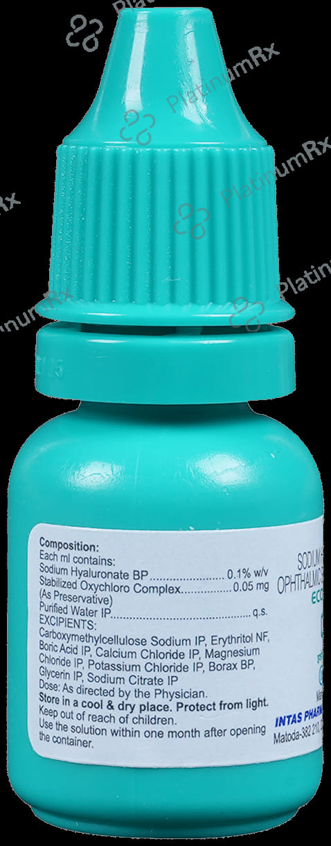 Ecotears HA 0.1% Ophthalmic Solution 10ml