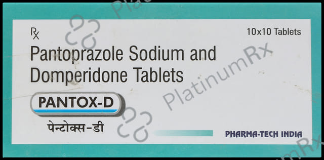 Pantox D 10/40mg Tablet 10s