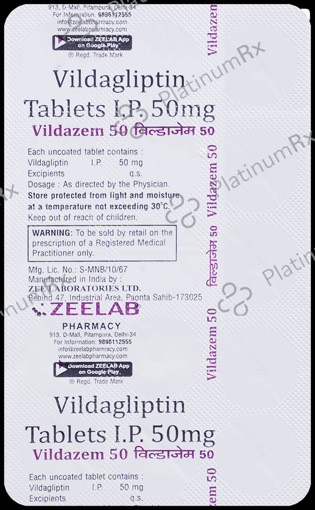Vildazem 50 Tablet 15 Tablet