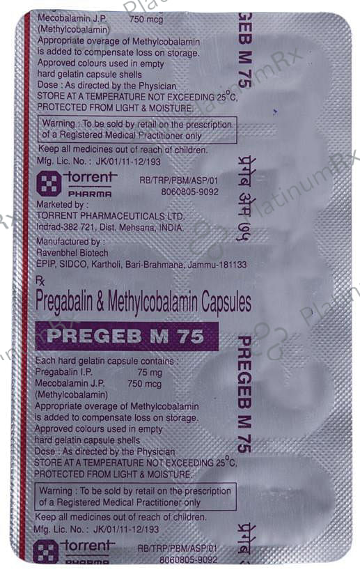 Pregeb M 75 Capsule