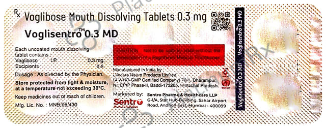 Voglisentro 0.3 MD Tablet