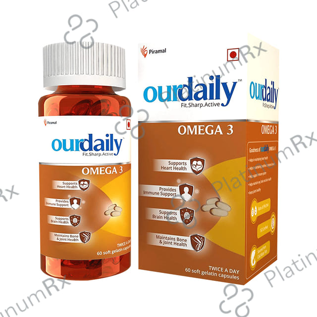 OurDaily Omega 3 Soft Gelatin Capsule 60s