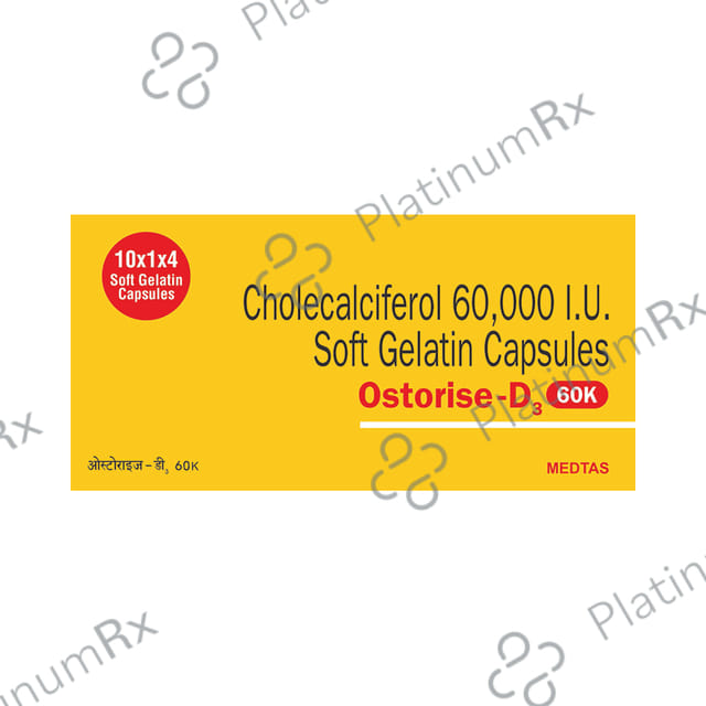 Ostorise D3 60K Soft Gelatin Capsule