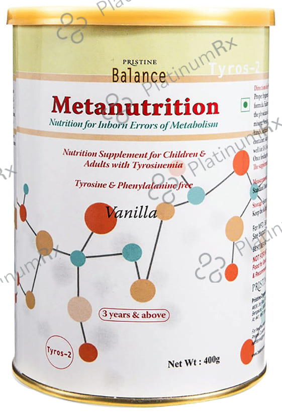 Pristine Balance Metanutrition Tyros 2 (3 Years & Above) Powder Vanilla