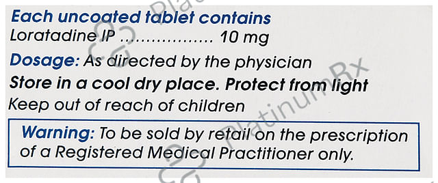 Loratin 10mg Tablet 10s