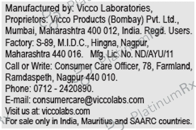 Vicco Vajradanti Ayurvedic Gums and Teeth Regular 100gm