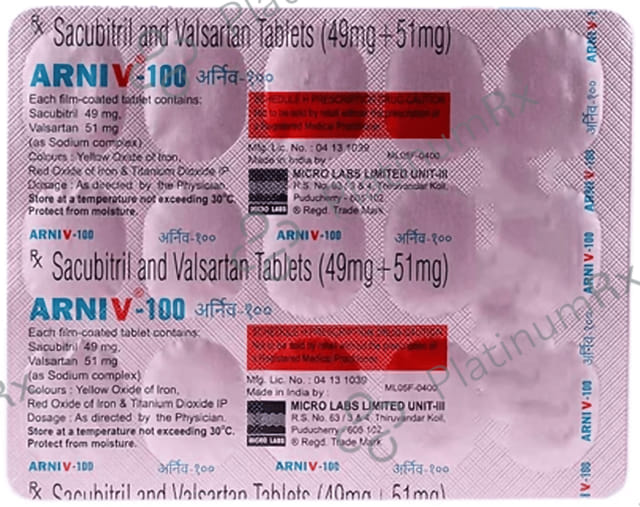 Arniv 49/51mg Tablet 15s