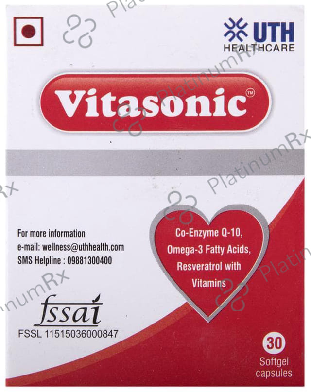Vitasonic Soft Gelatin Capsule 10s
