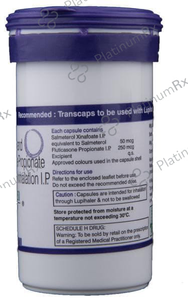 Esiflo 250/50mcg Transcaps 30s