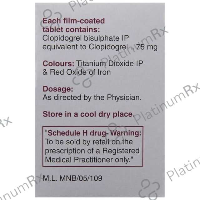 Clopivas 75mg Tablet 15s