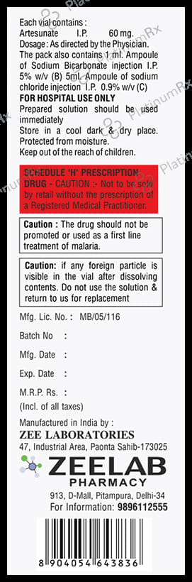 Artesze 60mg Injection 1s