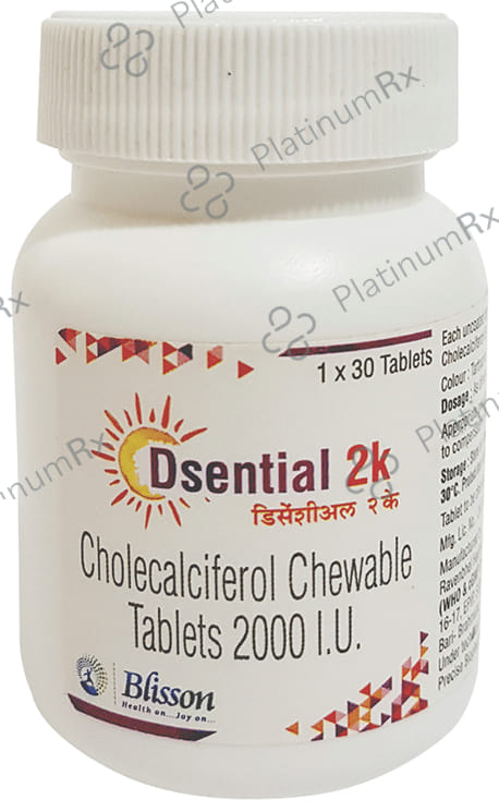 Dsential 2K Chewable Tablet
