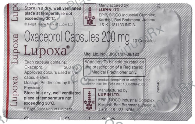Lupoxa 200mg Capsule 10s