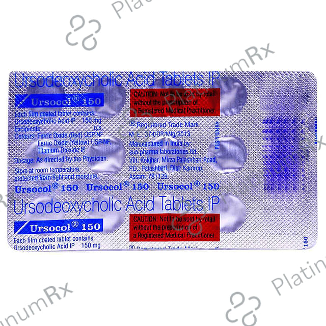 Ursocol 150mg Tablet 15s
