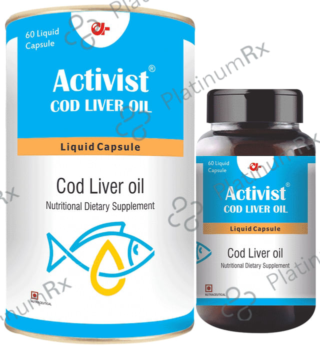 Activist Cod Liver Oil Liquid Capsule