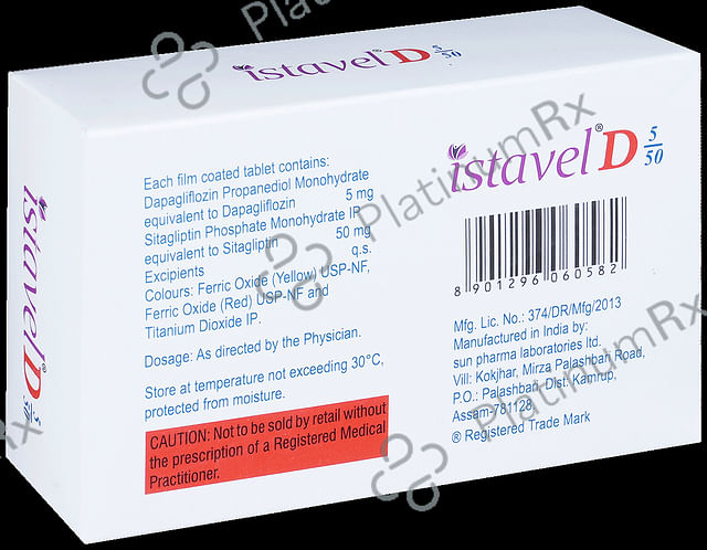 Istavel D 5/50mg Tablet 15s