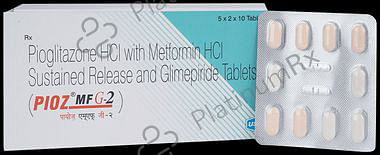 Pioz MF G2 2/500/15mg Tablet SR 10s