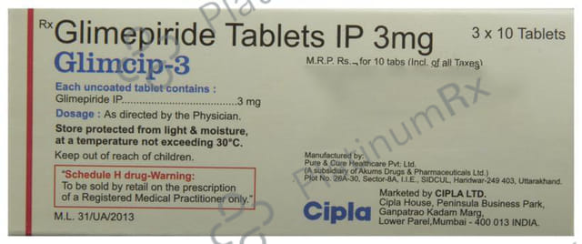 Glimcip 3 Tablet