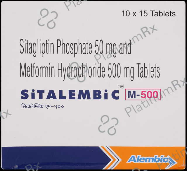 Sitalembic M 50/500mg Tablet 15s