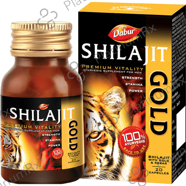 Dabur Shilajit Gold Capsule for Men 20s